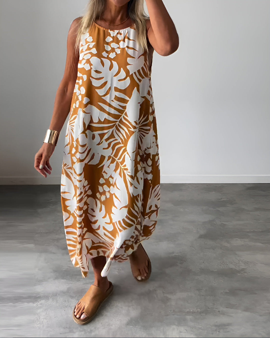 Felicity | Dames Mouwloze Drapé Elegante Jurk Avond