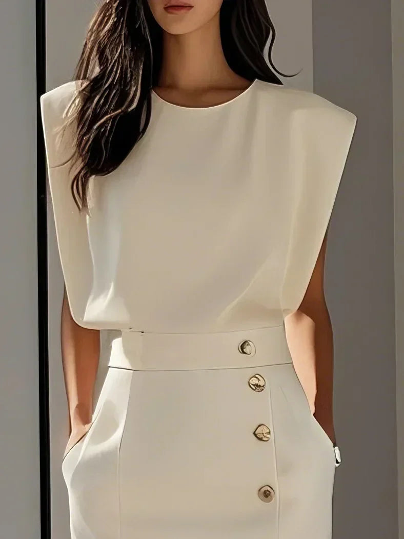 Aspen™ | Moeiteloze Charme Midi Jurk