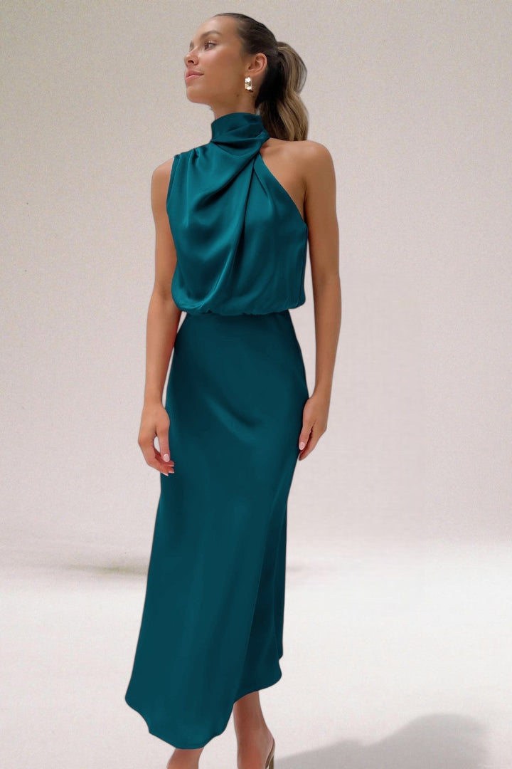 Giselle™ | Elegante Halter Nek Jurk