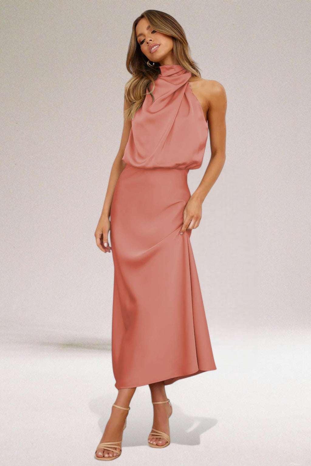 Giselle™ | Elegante Halter Nek Jurk