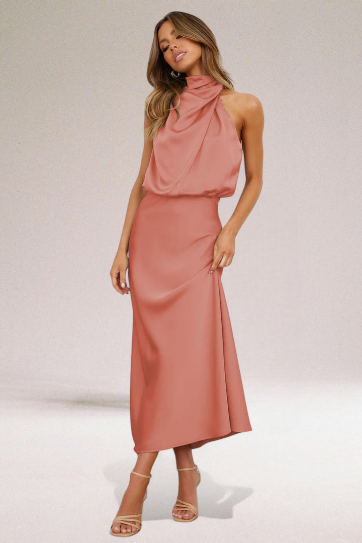 Giselle™ | Elegante Halter Nek Jurk