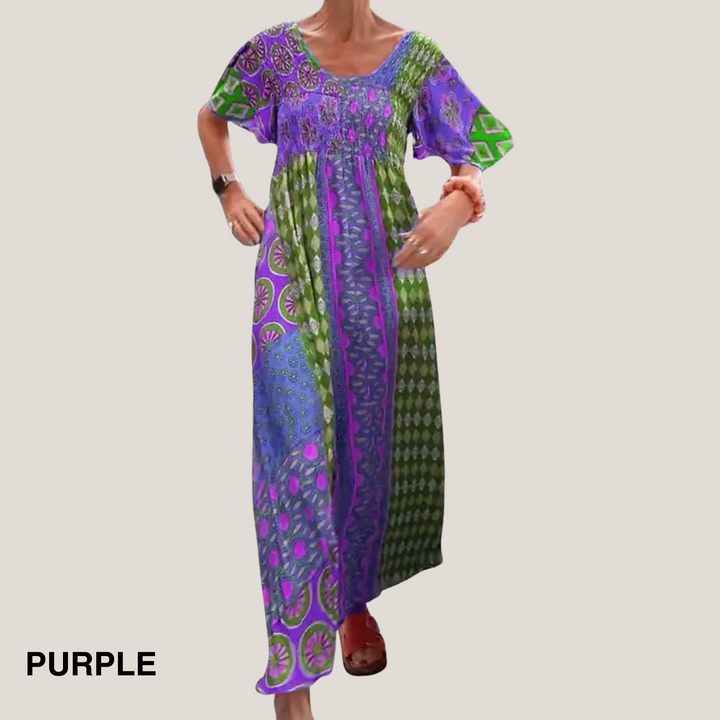 Vanessa™ | Elegante Paisley Midi Jurk