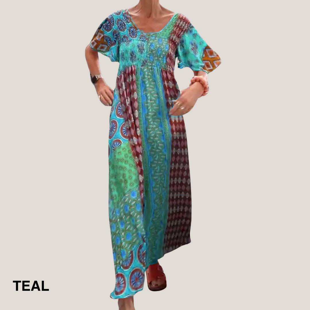 Vanessa™ | Elegante Paisley Midi Jurk
