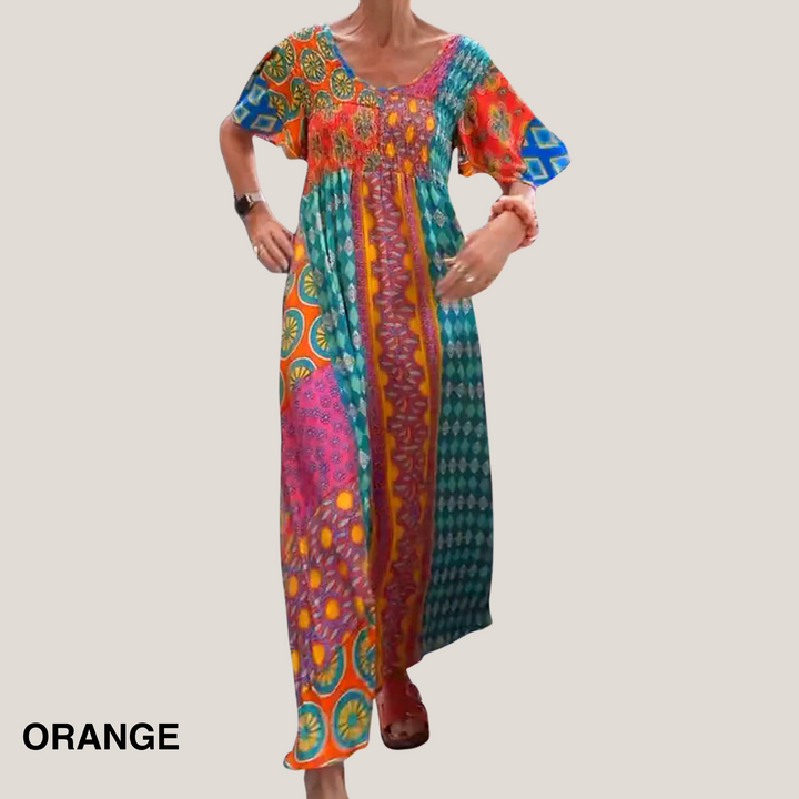 Vanessa™ | Elegante Paisley Midi Jurk