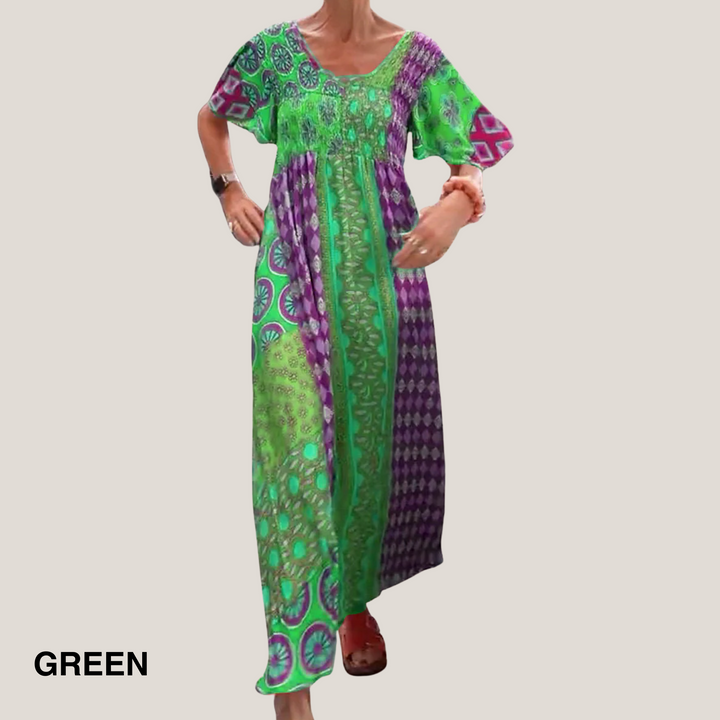 Vanessa™ | Elegante Paisley Midi Jurk