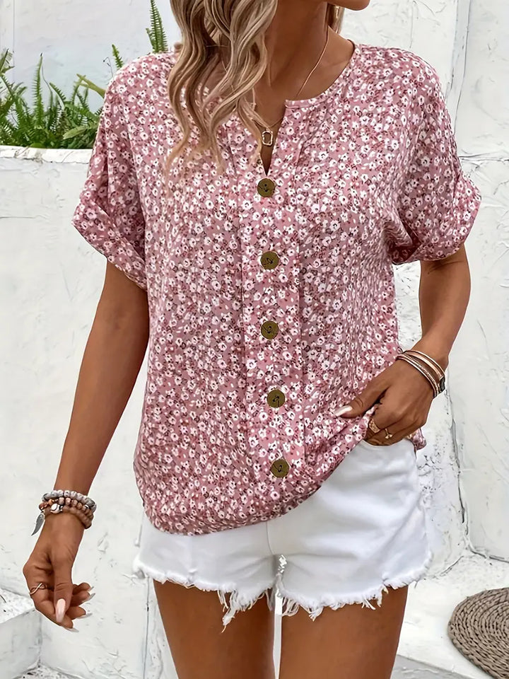 Verna™ | Chic Bloemenprint Blouse