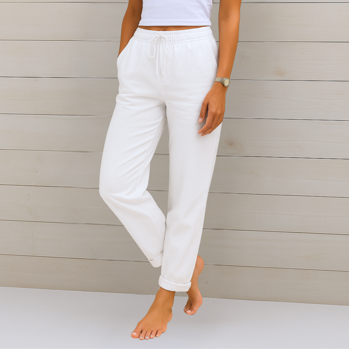 Lori™ | Premium Ademend Broek met Elastische Taille