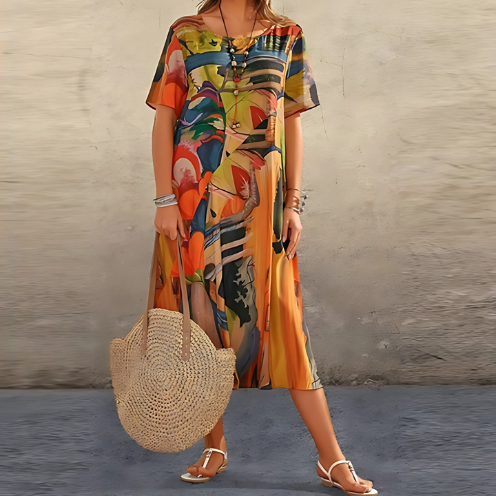 Colora™ | Elegante Bloemenjurk