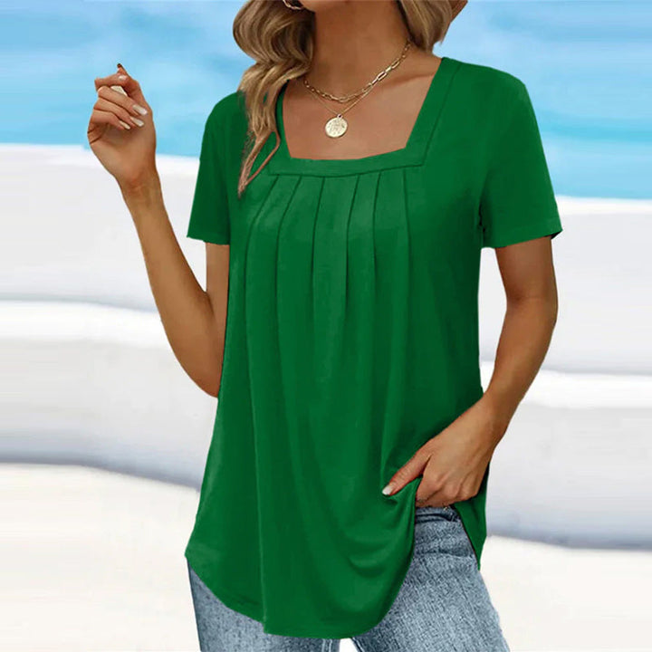 Athena | Geplooide Zomerblouse