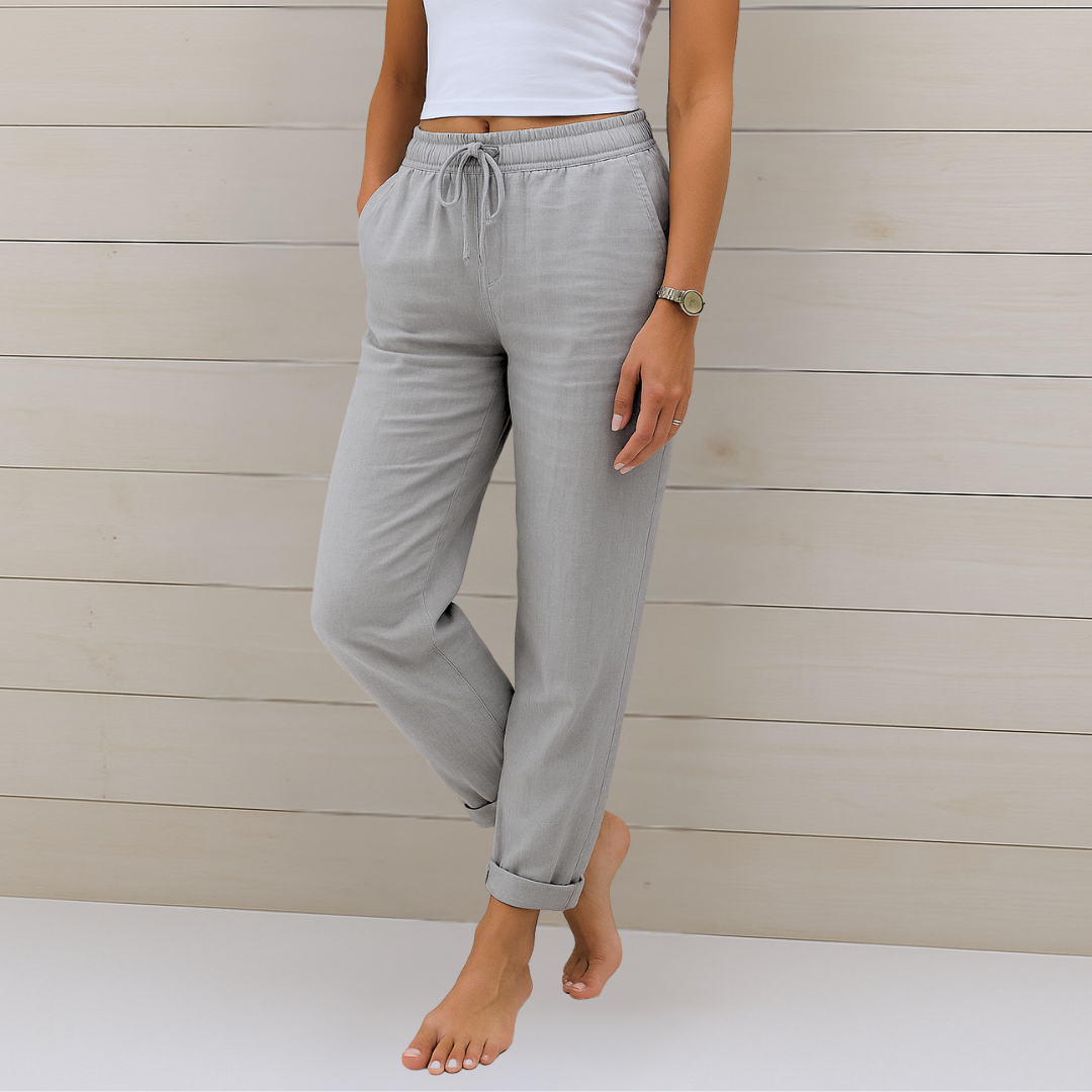 Lori™ | Premium Ademend Broek met Elastische Taille