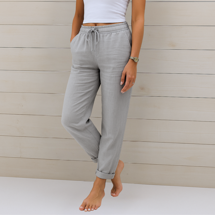 Lori™ | Premium Ademend Broek met Elastische Taille