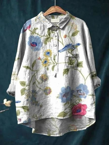 Monette™ | Bloes met Bloemenprint