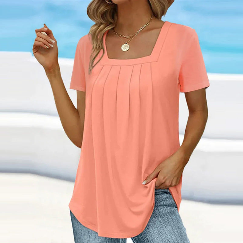 Athena | Geplooide Zomerblouse