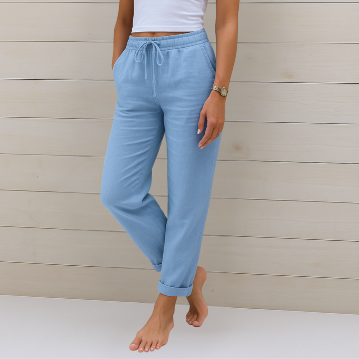 Lori™ | Premium Ademend Broek met Elastische Taille
