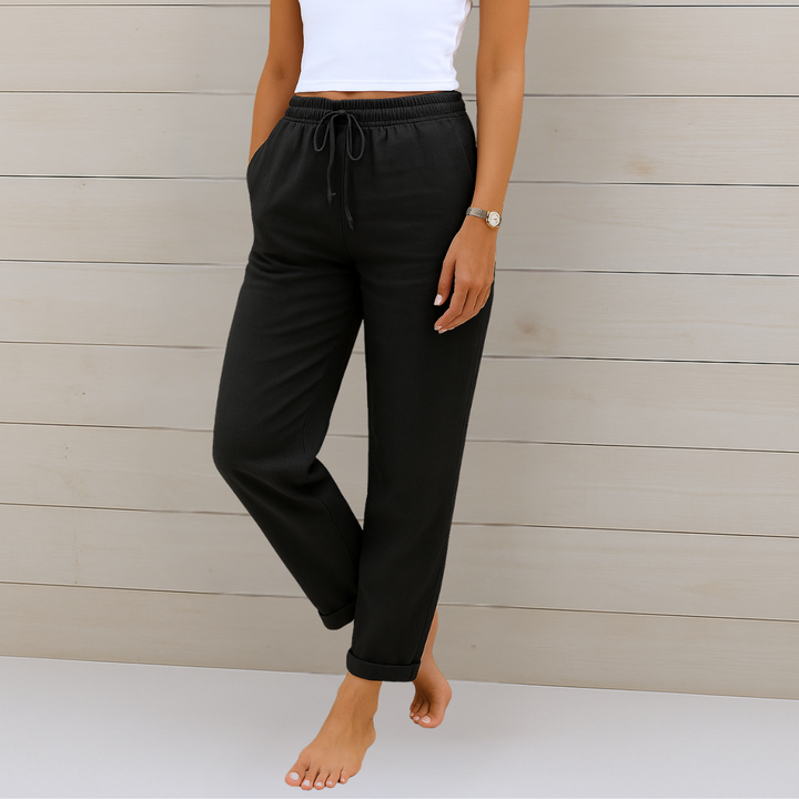 Lori™ | Premium Ademend Broek met Elastische Taille