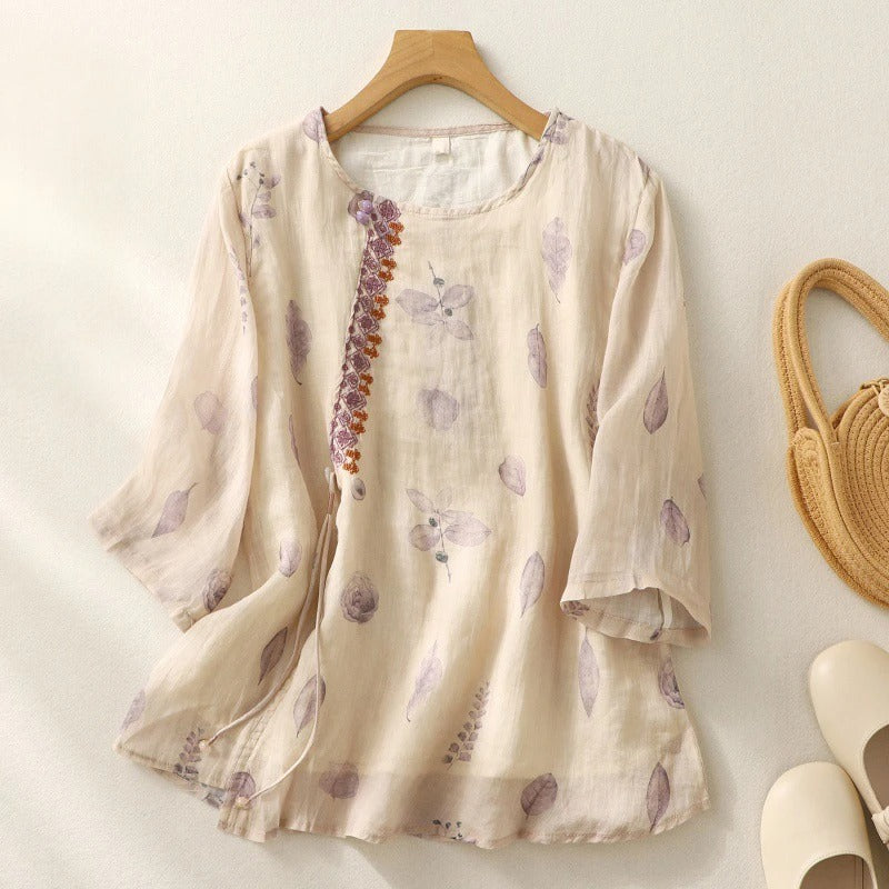 Noy™ | Bloemige Relaxed Blouse