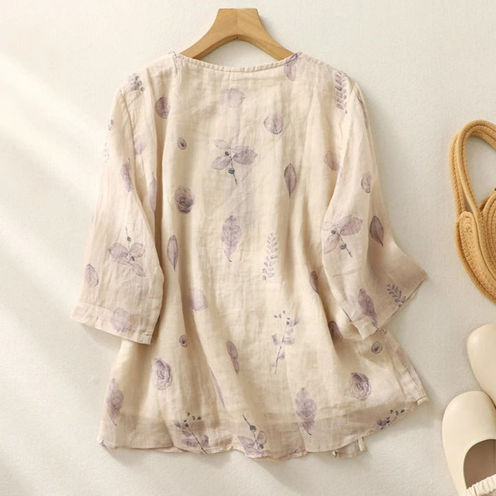 Noy™ | Bloemige Relaxed Blouse