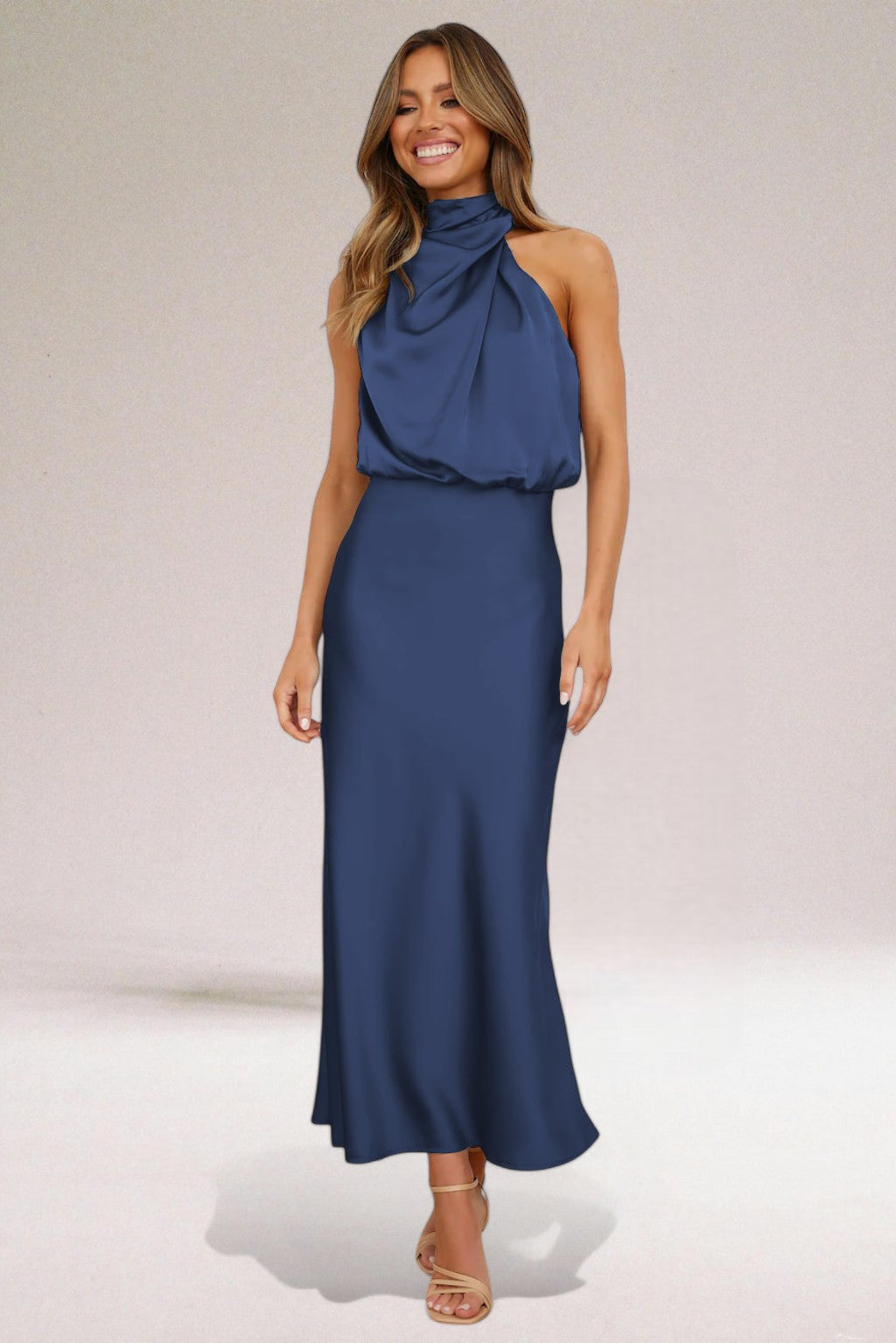 Giselle™ | Elegante Halter Nek Jurk