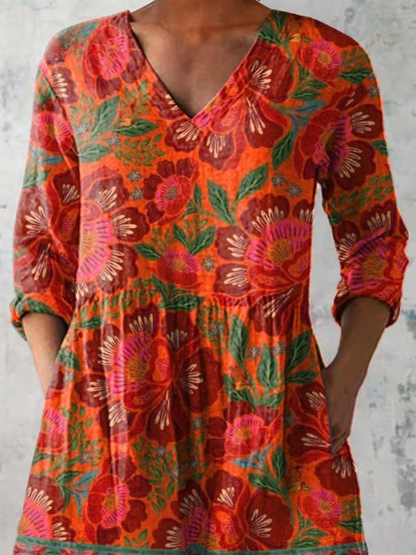 Felicity | Lange V-hals blouse