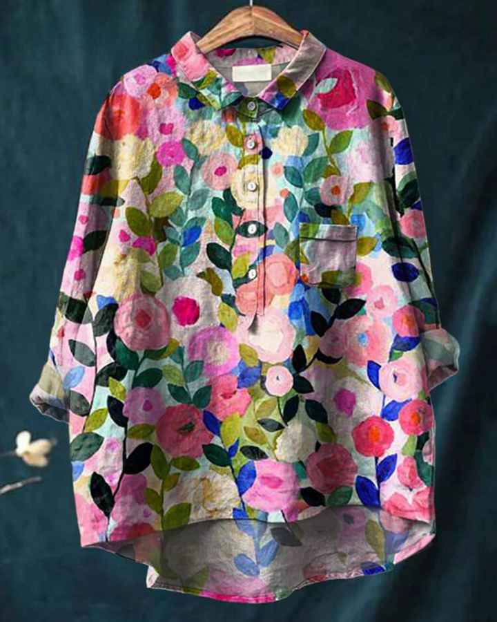 Monette™ | Bloes met Bloemenprint