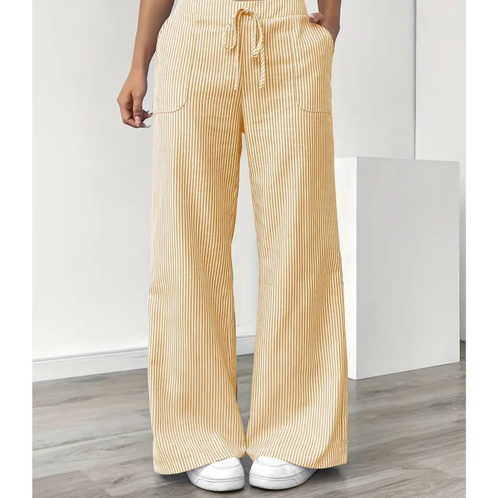Amber™ | Gestreepte Broek Met Zakken