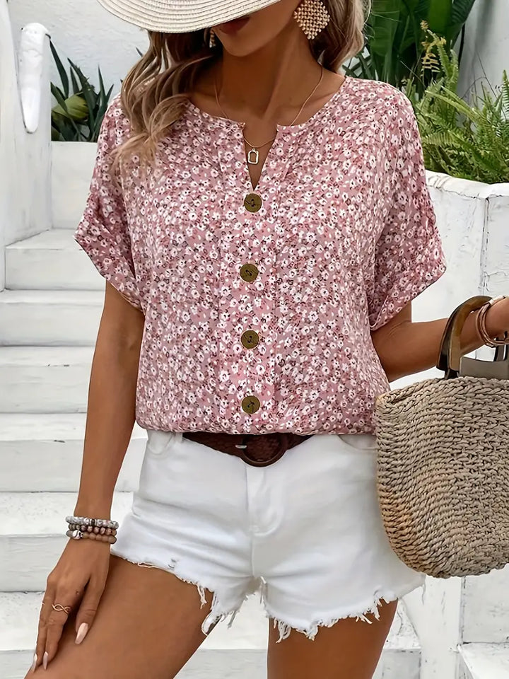 Verna™ | Chic Bloemenprint Blouse