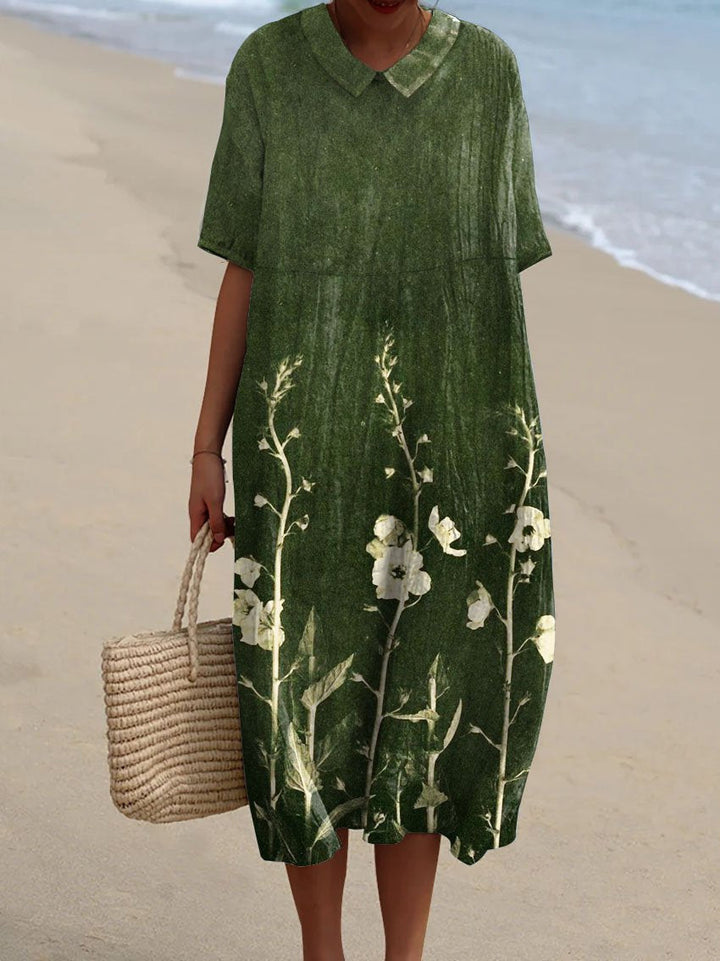 Margaret | Luchtige Bloemen Strandjurk