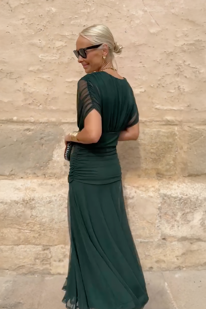 Alison™ | Elegante V-hals Fantasy Party Maxi Jurk