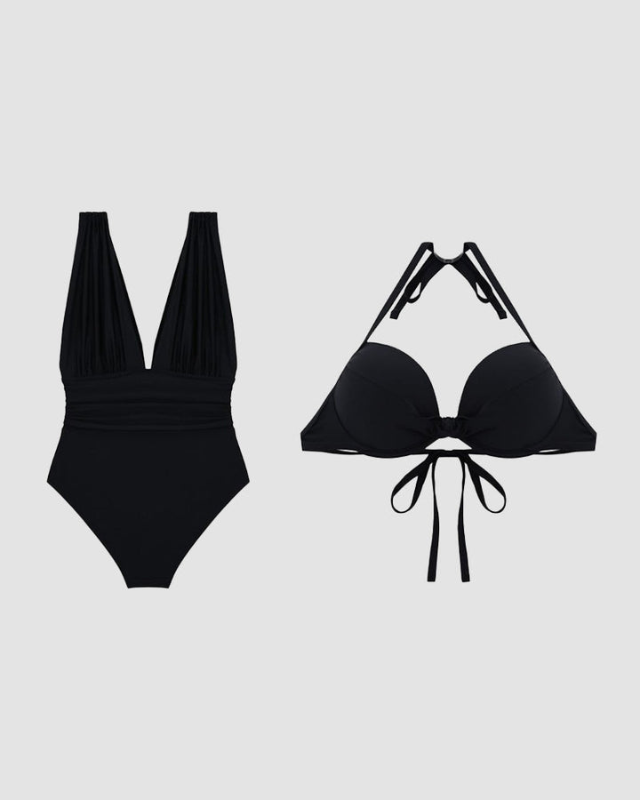 Seraphina | Dames Tummy Control V-Hals Badpak