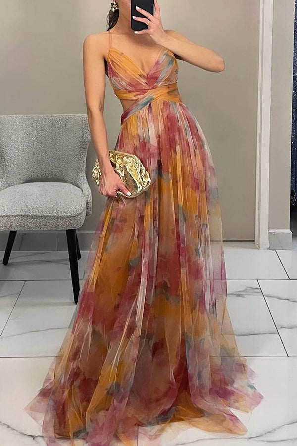 Cindy™ | Prachtige Maxi-jurk met Bloemenprint