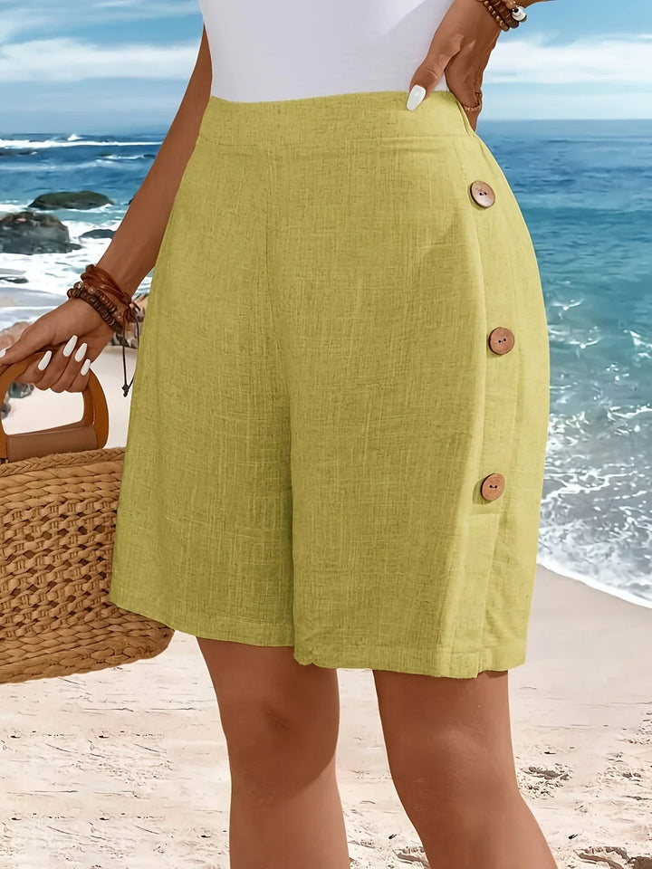 Whitney™ | Comfortabele Shorts Met Knopen