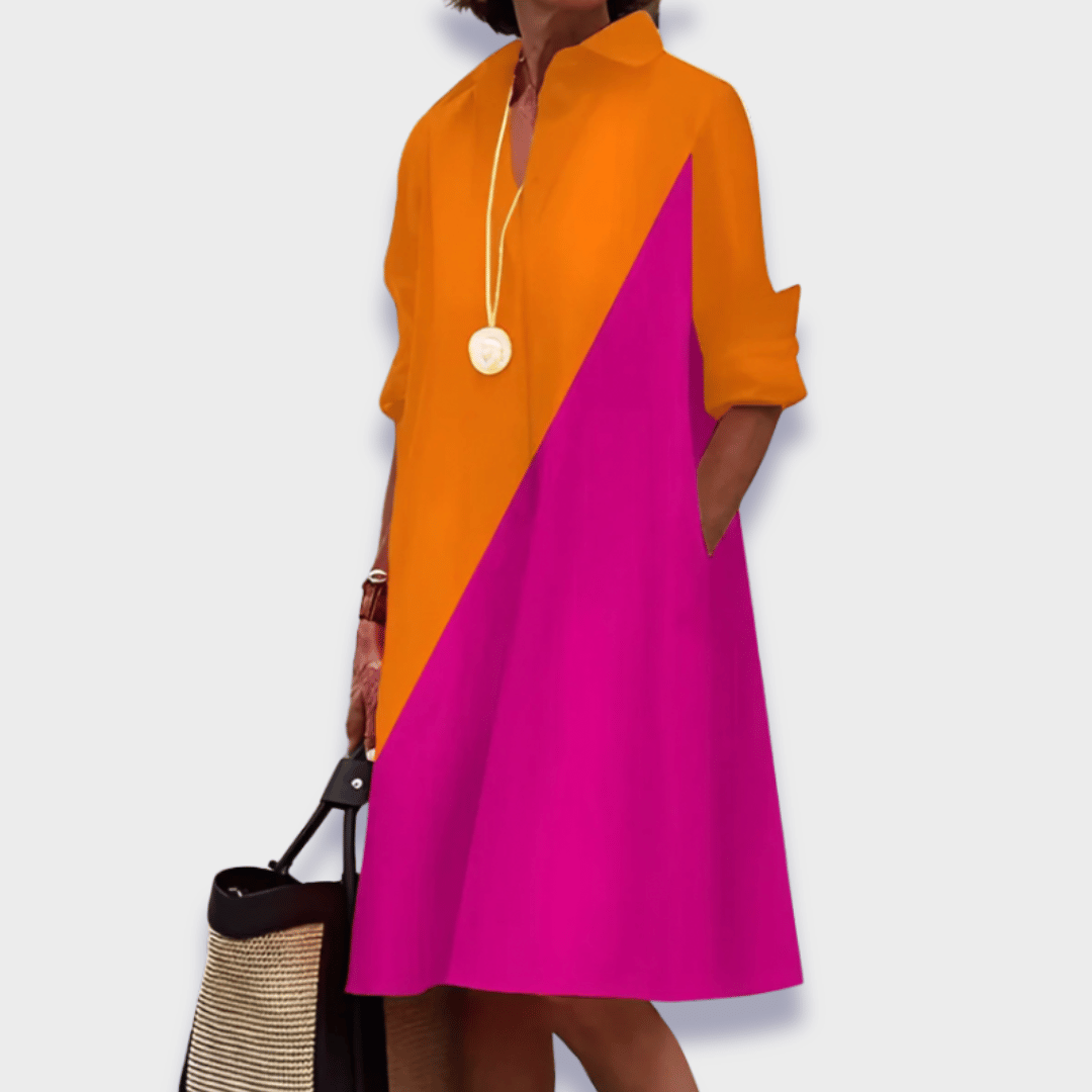 Leah™ | Elegante Midi Polo Jurk