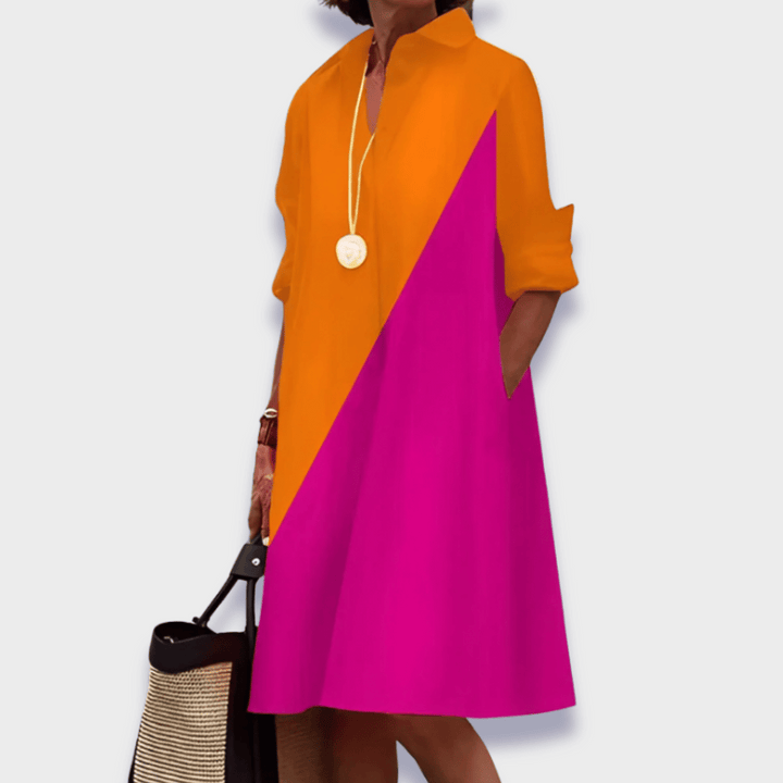 Leah™ | Elegante Midi Polo Jurk