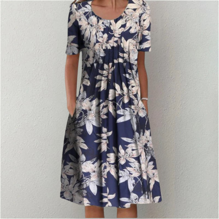 Gwendolyn™ | Stijlvolle en Casual Bloemenjurk met Zakjes