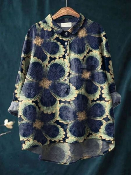 Monette™ | Bloes met Bloemenprint