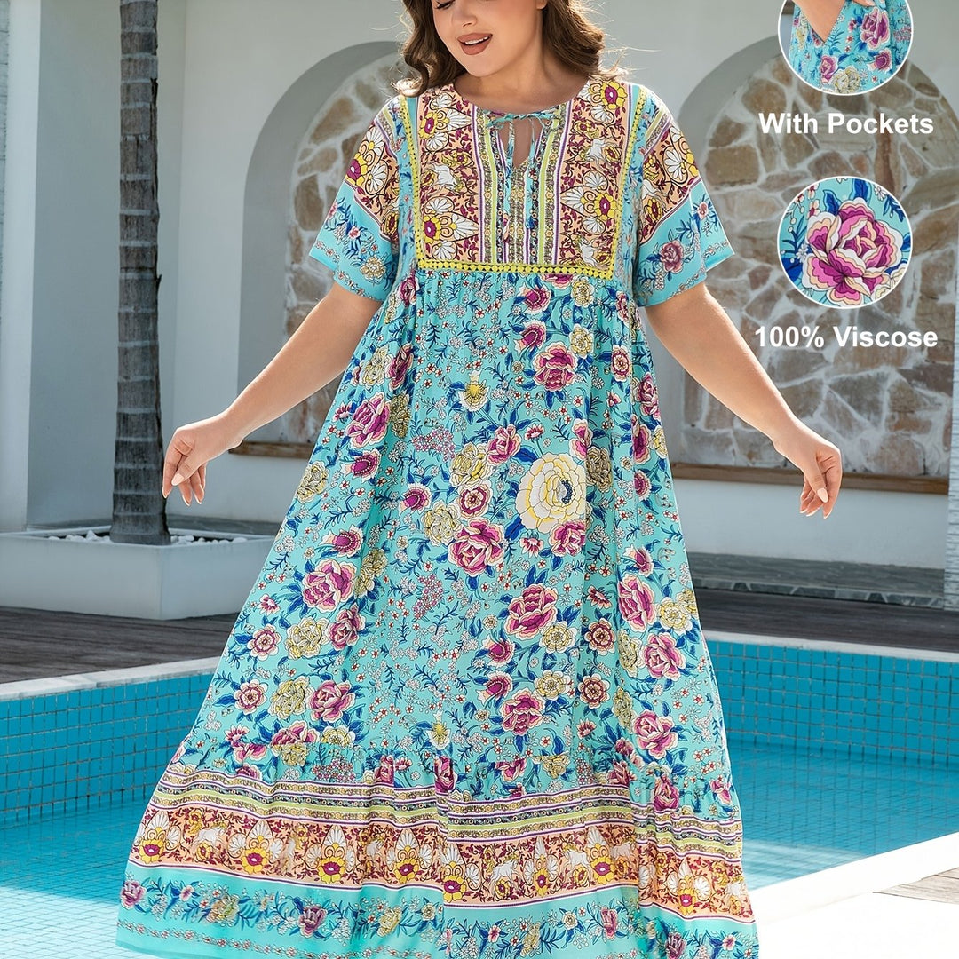 Isla™ - Boho Viscose Pocket Dress