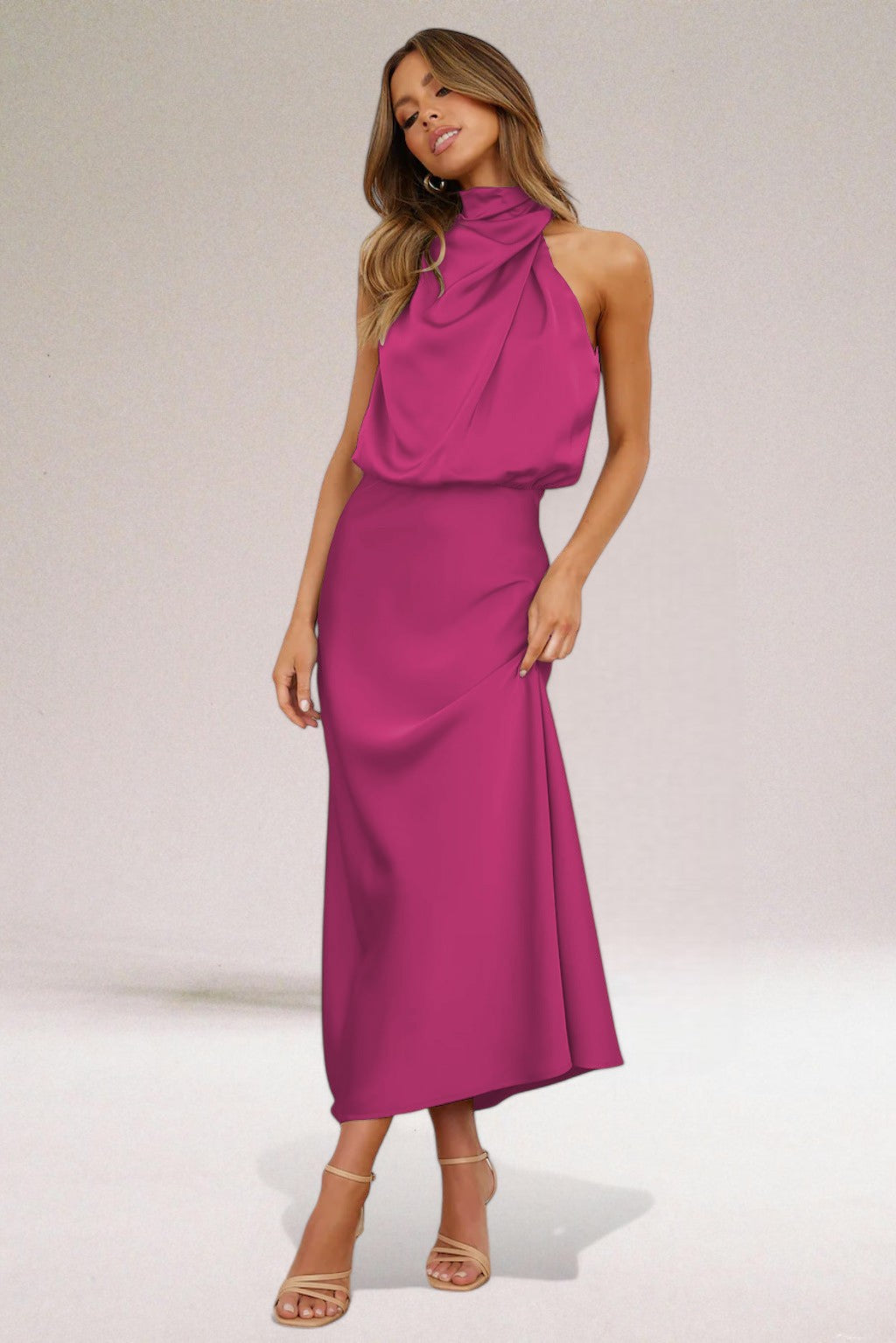Giselle™ | Elegante Halter Nek Jurk