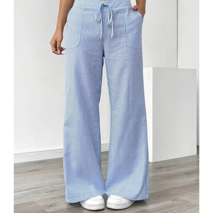 Amber™ | Gestreepte Broek Met Zakken