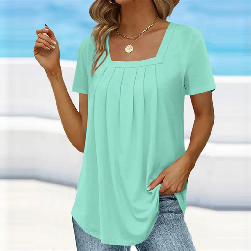 Athena | Geplooide Zomerblouse