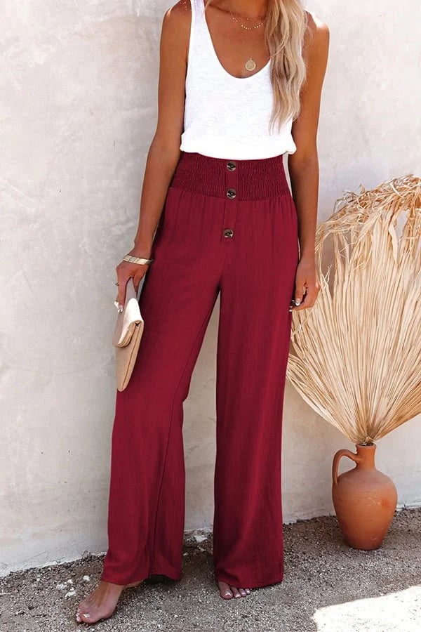 Sharon™ | Comfortabele Hoge Taille Broek
