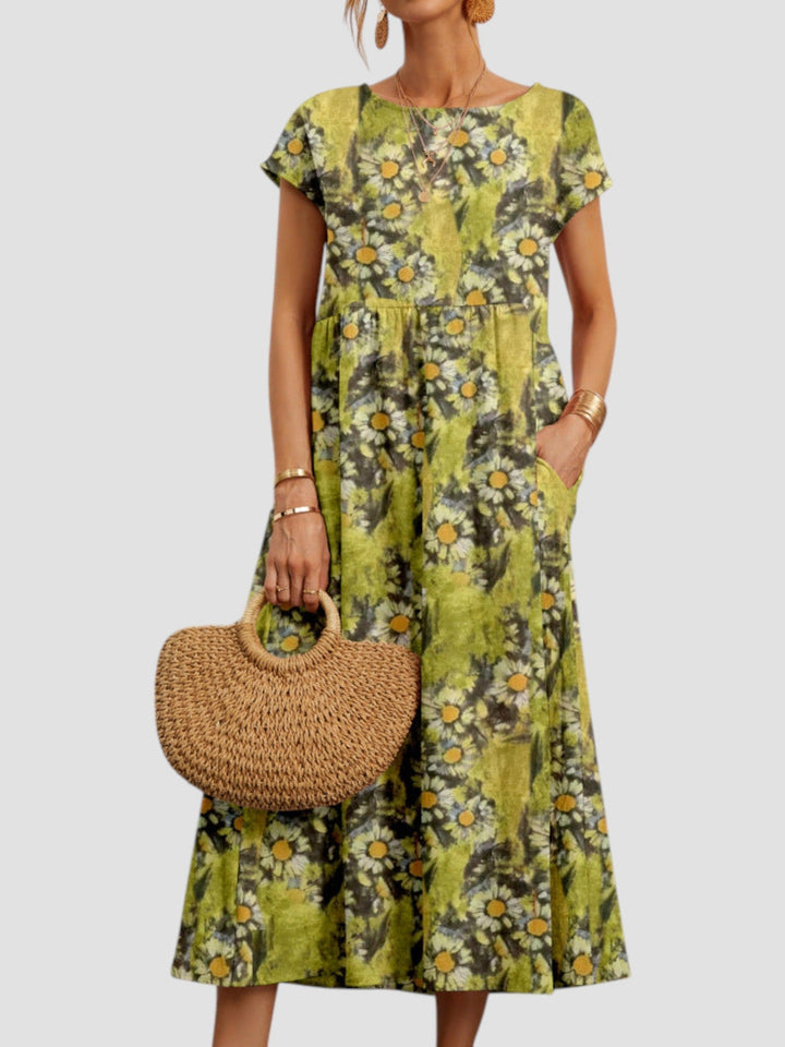 Lynn™ | Vintage Maxi Jurk
