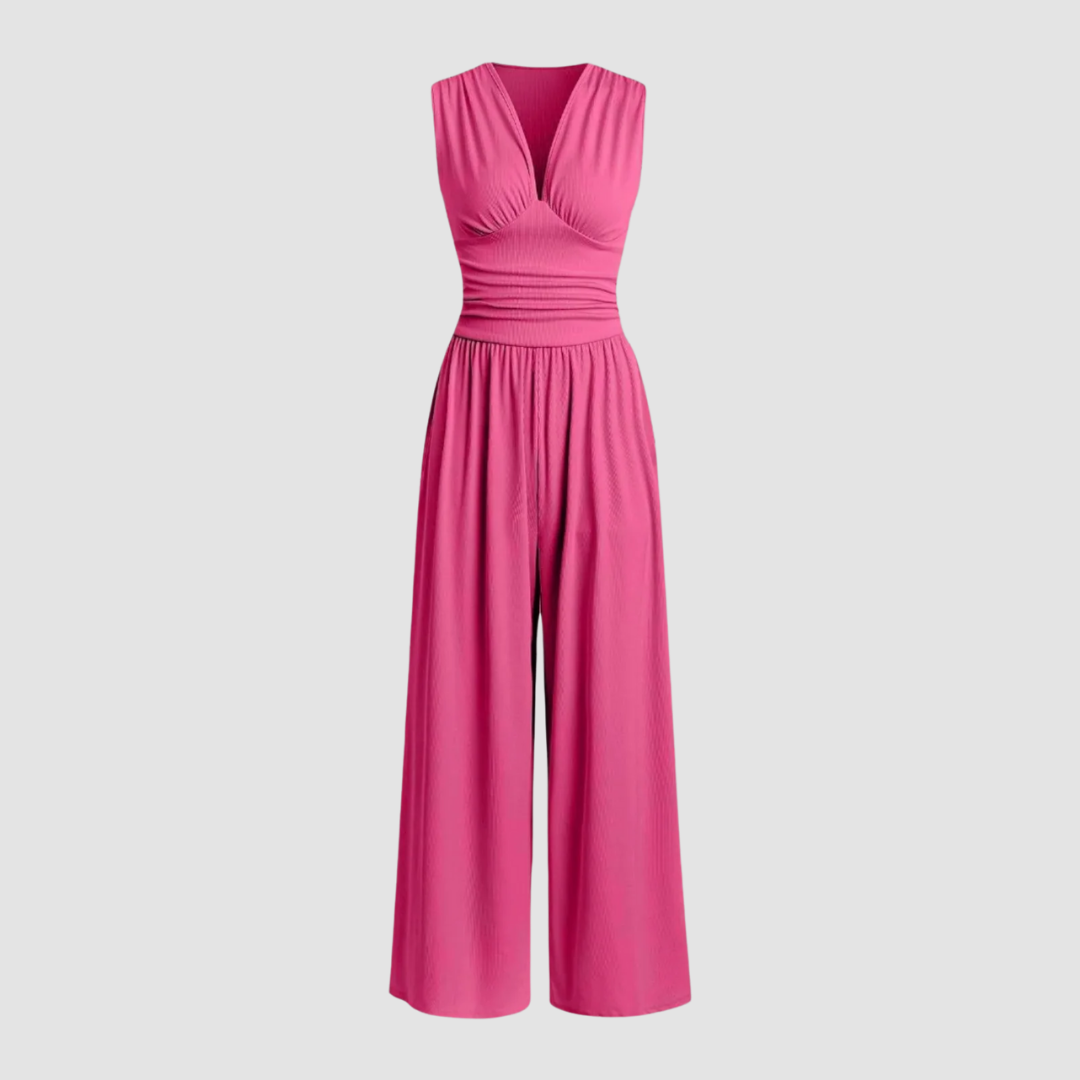 Dorothy™ | Stretch Comfort Wijde-Pijpen Jumpsuit