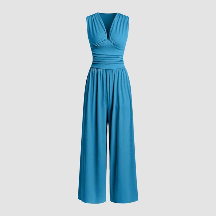 Dorothy™ | Stretch Comfort Wijde-Pijpen Jumpsuit
