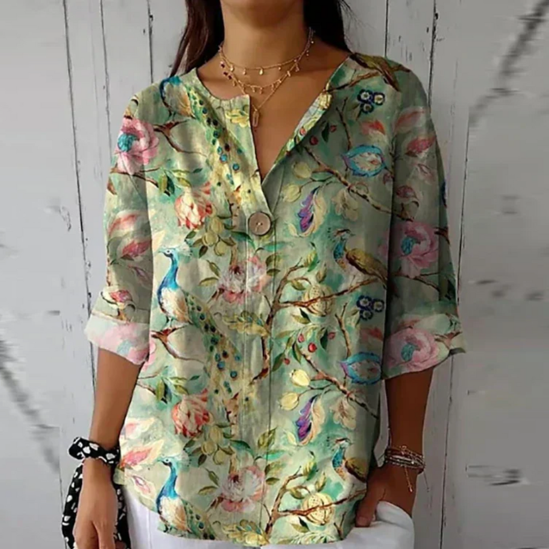 Arlene™ | Chic Bloemenprint Blouse