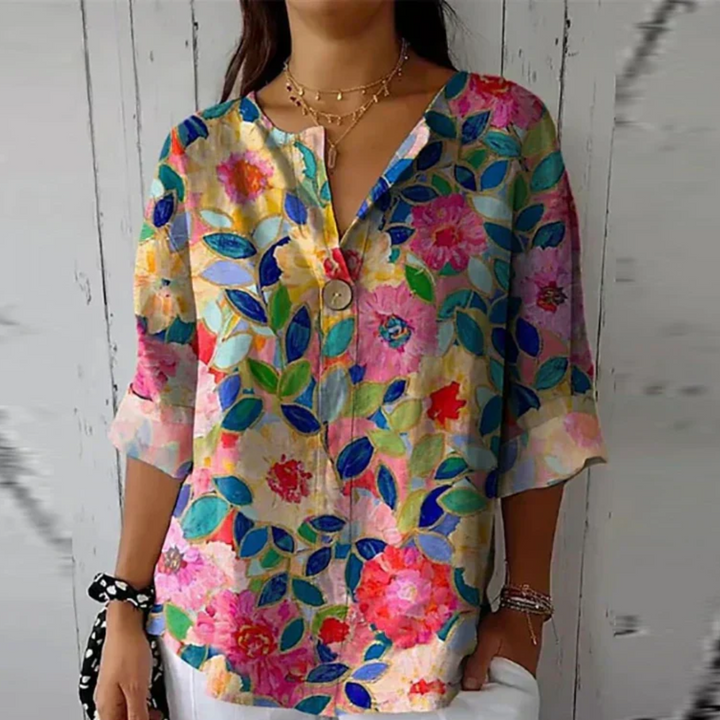 Arlene™ | Chic Bloemenprint Blouse