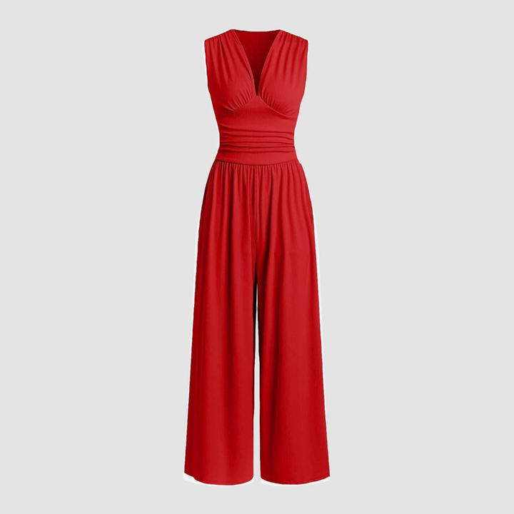 Dorothy™ | Stretch Comfort Wijde-Pijpen Jumpsuit