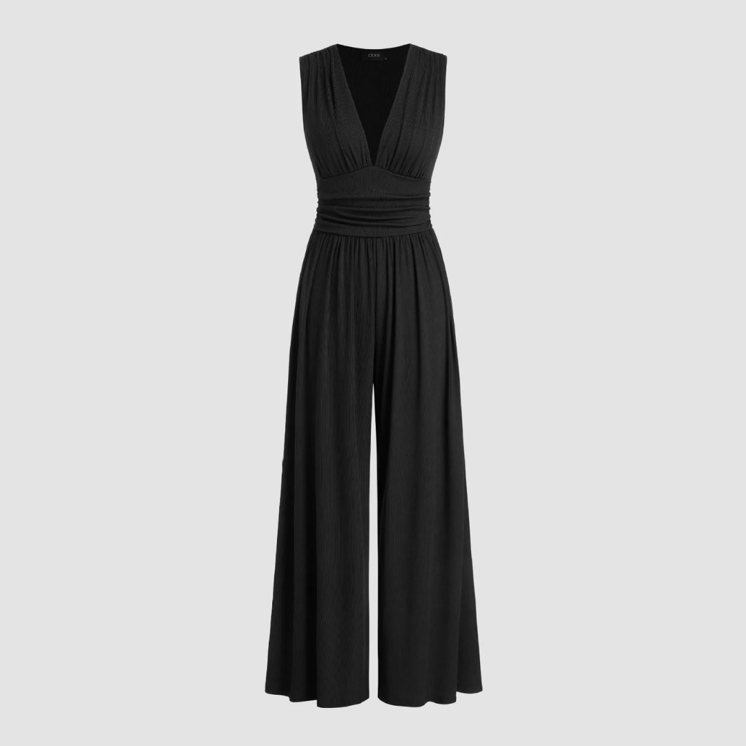 Dorothy™ | Stretch Comfort Wijde-Pijpen Jumpsuit