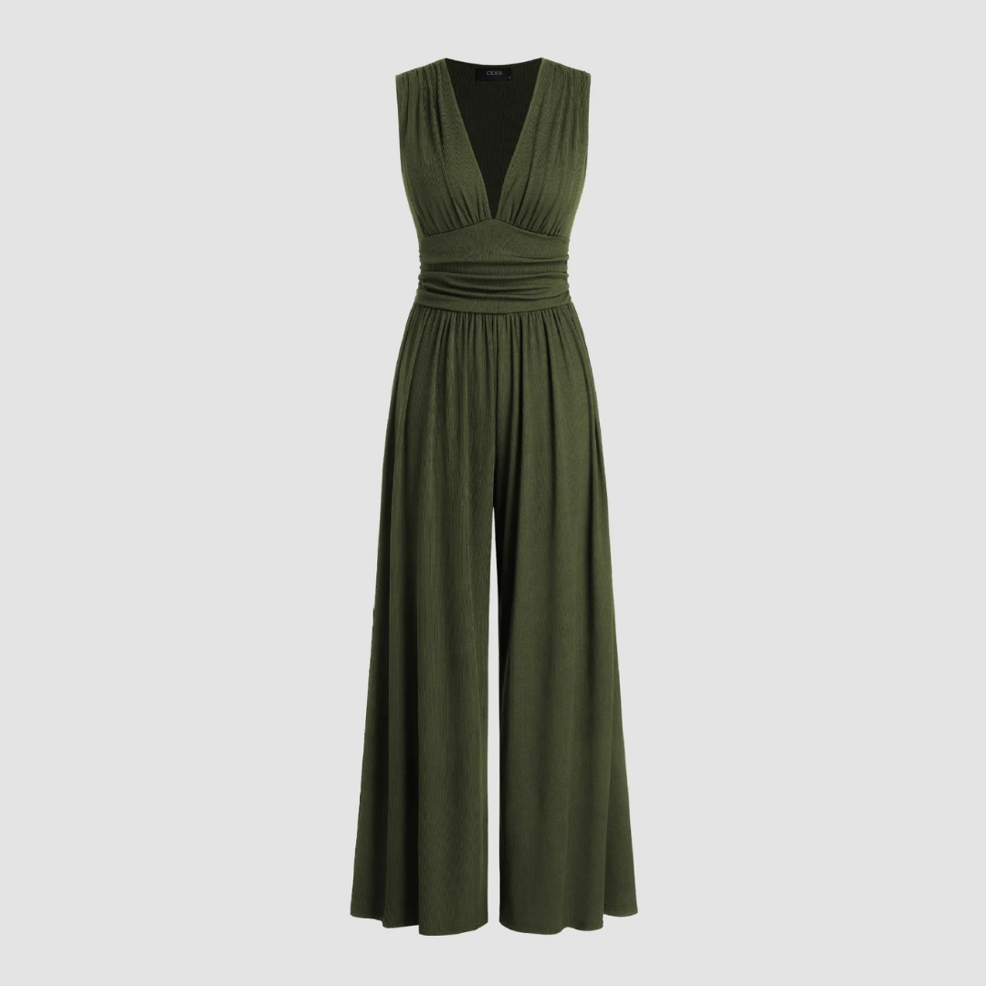 Dorothy™ | Stretch Comfort Wijde-Pijpen Jumpsuit