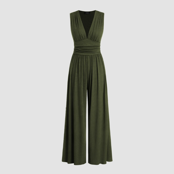 Dorothy™ | Stretch Comfort Wijde-Pijpen Jumpsuit