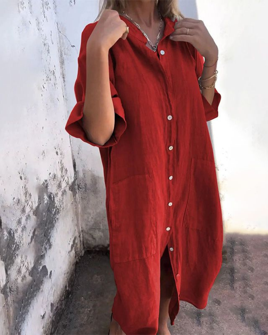 Valerie™ | Boho Shirt Jurk